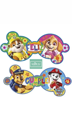 BANDERIN COLGANTE PAW PATROL