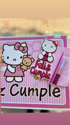TOPPER FERLIZ CUMPLE KITTY