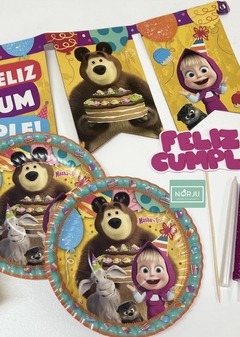 BANDERIN MASHA Y EL OSO