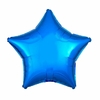 GLOBO ESTRELLA AZUL METALIZADO 45CM