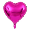 GLOBO CORAZON METALIZADO 45CM FUCSIA