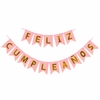 BANDERIN FELIZ CUMPLE ROSA