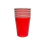 VASOS ROJOS X 6 U