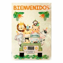 AFICHE FELIZ CUMPLE SAFARI - comprar online