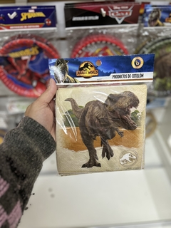 SERVILLETAS JURASSIC WORLD x 20u