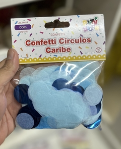 CONFETTI CIRCULOS CARIBE - comprar online