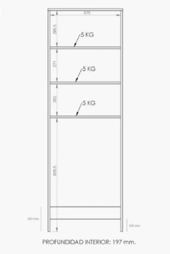 Organizador baño mueble sobre inodoro 10% off transferencia - Budaladeco