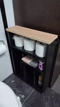 Organizador carrito mueble para baño repisa estante con ruedas 10%off transferencia - comprar online