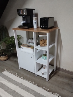 Mueble auxiliar coffee Slim organizador cocina 20%off transferencia - tienda online