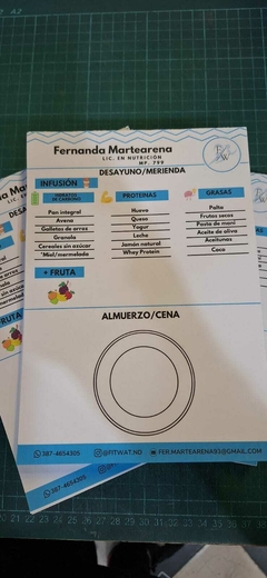 10 bloques de Recetarios para profesionales de salud en internet