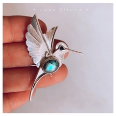 Dije Colibrí con Labradorita - comprar online