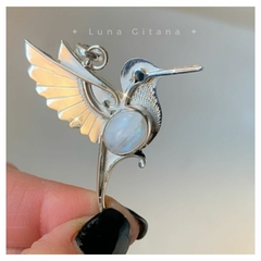 Dije Colibrí Piedra de la Luna - Luna Gitana