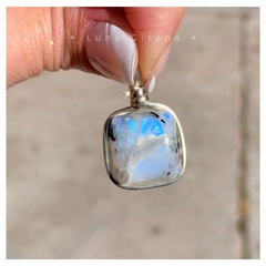 Imagen de Dije Piedra de la Luna Turmalinada