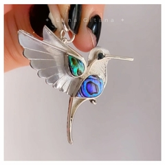 Imagen de Dije Colibrí Haliotis