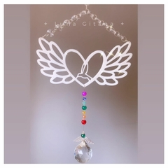 AtrapaSol Corazón alado y Colibrí