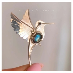 Dije Colibrí con Labradorita - comprar online