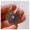 Aros de la India Flor con piedra
