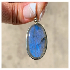 Dije Artesanal Labradorita Azul - Luna Gitana