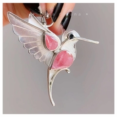 Dije Colibrí Rodocrosita