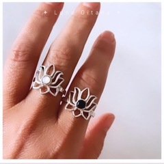 Anillo Flor de Loto de plata - comprar online