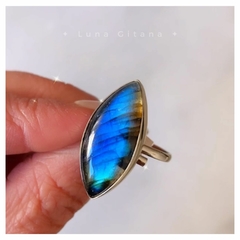 Anillo Labradorita Azul - comprar online