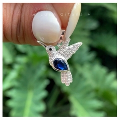 Dije Colibrí con gota cubic - Luna Gitana