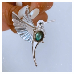 Dije Colibrí con Labradorita - Luna Gitana