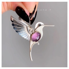 Dije Colibrí Amatista