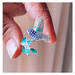 Anillo Colibrí Ramita