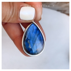 Dije Artesanal Labradorita Azul - comprar online
