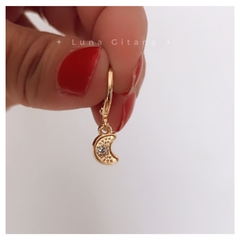 Argollita Mini Moon Dore