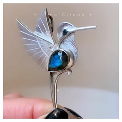 Dije Colibrí con Labradorita - Luna Gitana