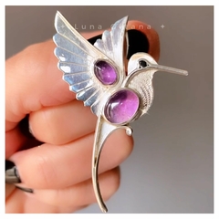 Dije Colibrí Amatista