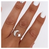 Anillo Luna y Estrella