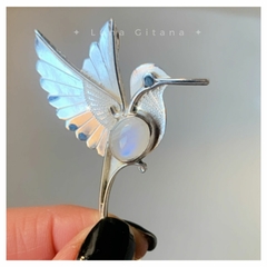Dije Colibrí Piedra de la Luna - tienda online