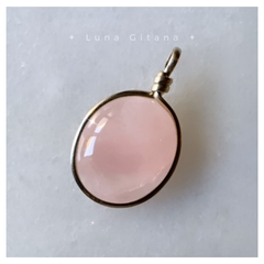Dije Cuarzo Rosa - comprar online