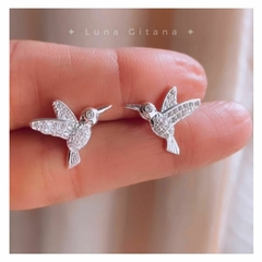 Aros Colibrí Brillo