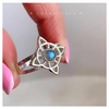 Anillo Nudo de Bruja Labradorita
