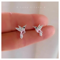 Aros Colibrí con Cubic