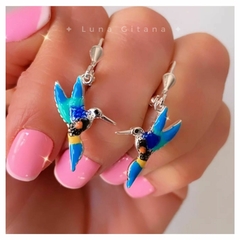 Aros Colibrí colgantes