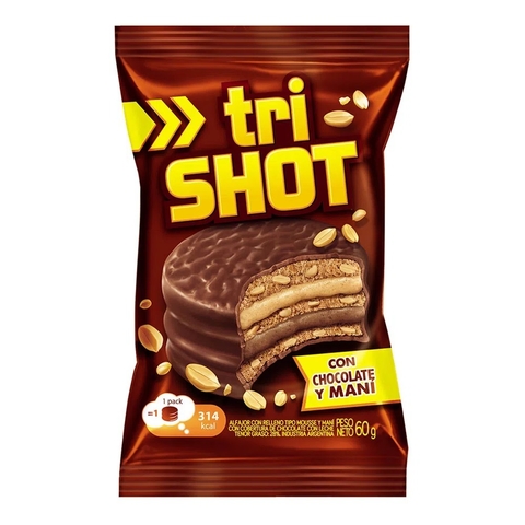 ALFAJOR TRI SHOT x2u