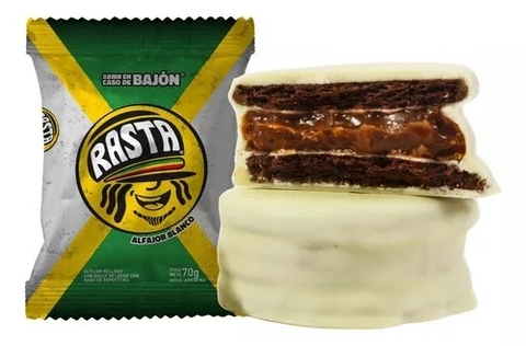 ALFAJOR RASTA BLANCO x2u