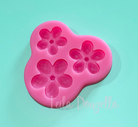 MOLDE TRES FLORES - comprar online