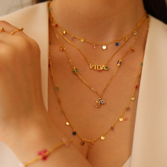 COLAR VIDA COLORS DOURADO - comprar online