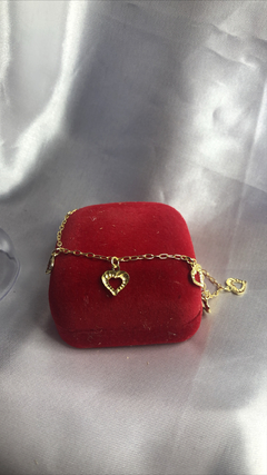 Imagem do Pulseira com corações vazado