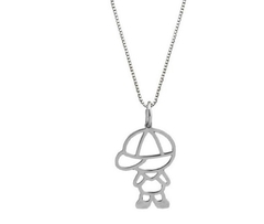 Colar De Filho Prata 925