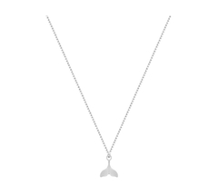 Colar Prata 925 Pingente Rabo de Baleia