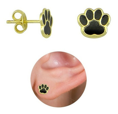 Brinco De Patinha Esmaltado - comprar online