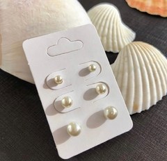 Trio de Brincos de Perola na internet