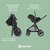 Conjunto Carrinho Travel System Anna 3 Trio Sparkling Grey + Bebê Conforto + Base Maxi-Cosi - loja online